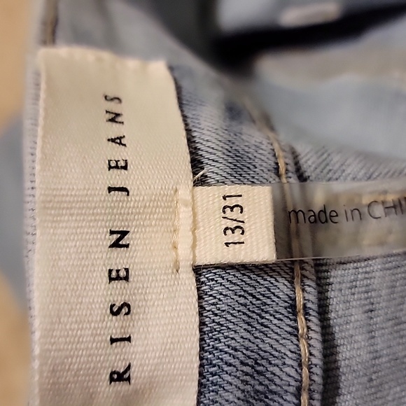 Women's Risen Tie Waist Jeans - Picture 6 of 8